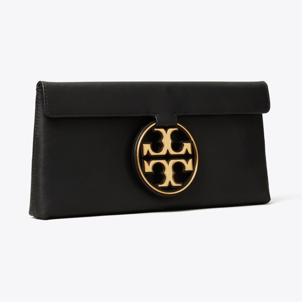 Tory Burch Miller Metal Logo Clutch